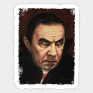 Bela Lugosi as Dracula Sticker